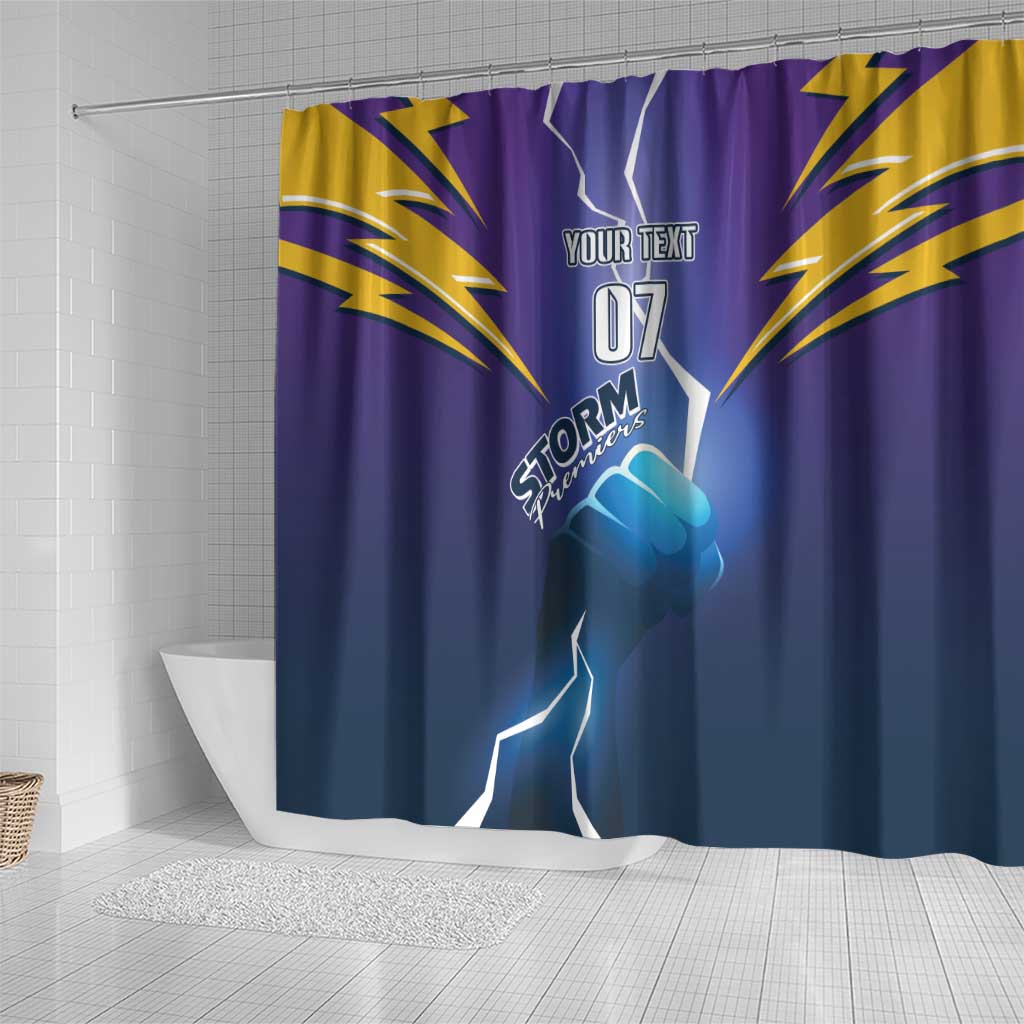 Storm Premiers Custom Shower Curtain Thunder Catcher