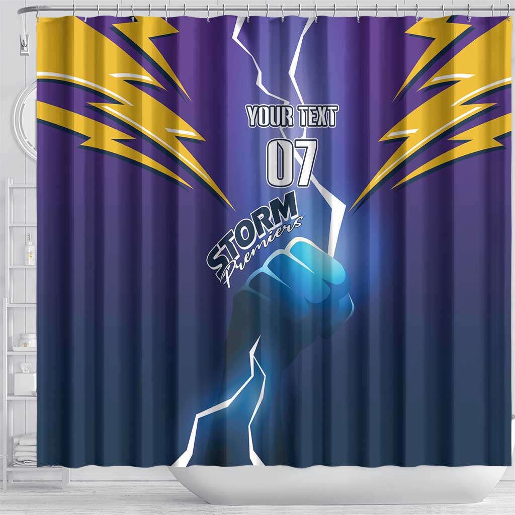 Storm Premiers Custom Shower Curtain Thunder Catcher
