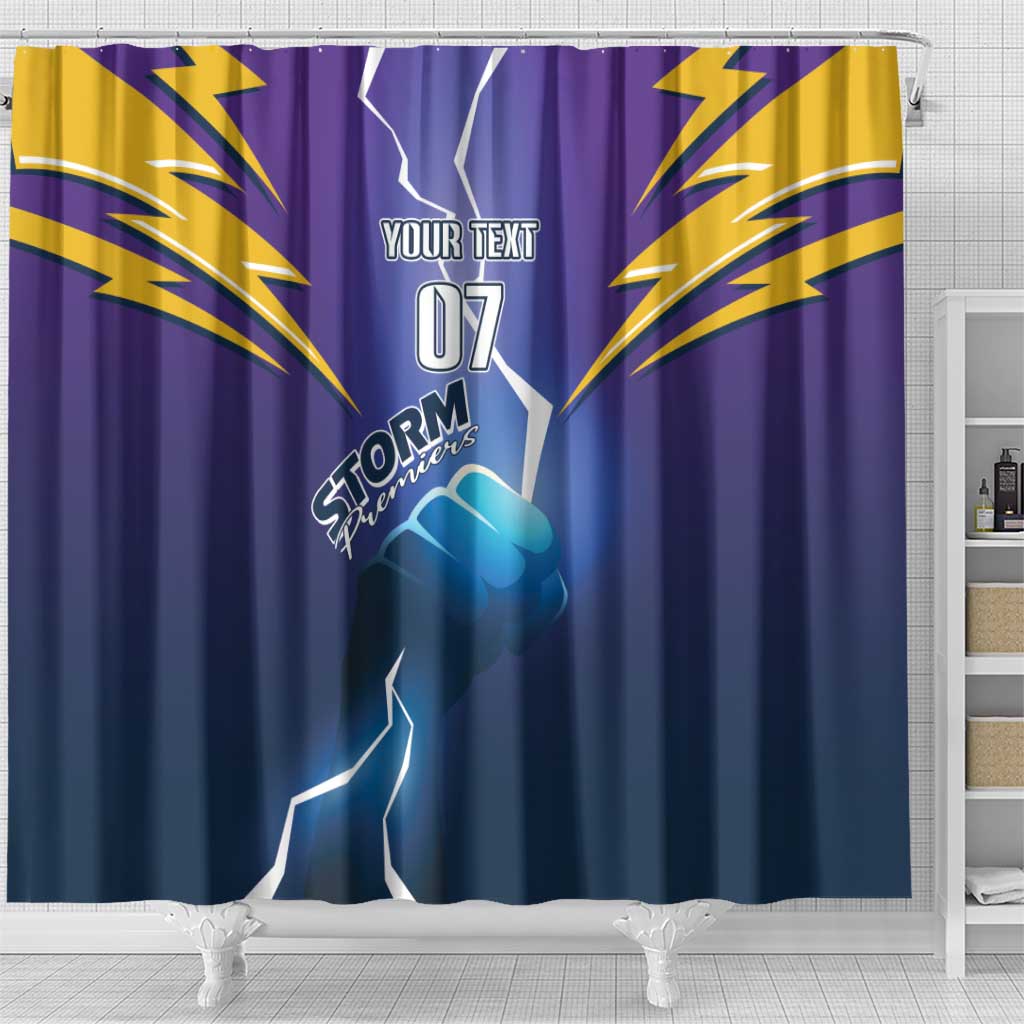 Storm Premiers Custom Shower Curtain Thunder Catcher