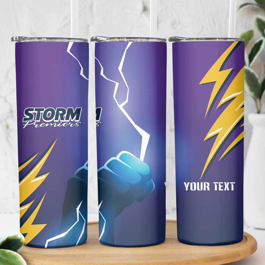 Storm Premiers Personalised Skinny Tumbler Thunder Catcher