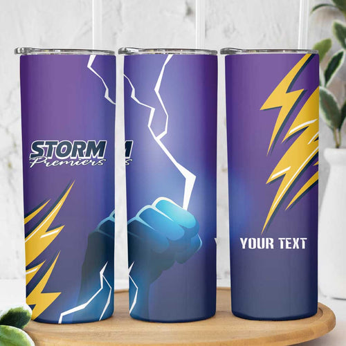 Storm Premiers Personalised Skinny Tumbler Thunder Catcher