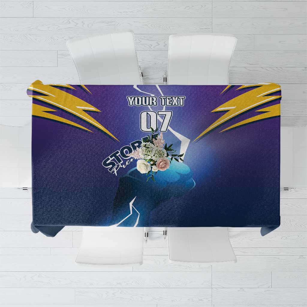 Storm Premiers Custom Tablecloth Thunder Catcher