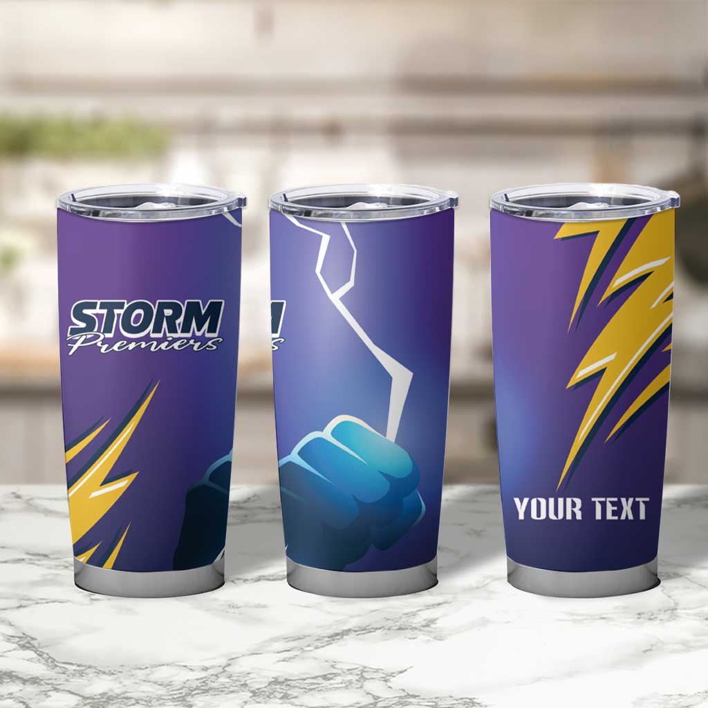 Storm Premiers Personalised Tumbler Cup Thunder Catcher