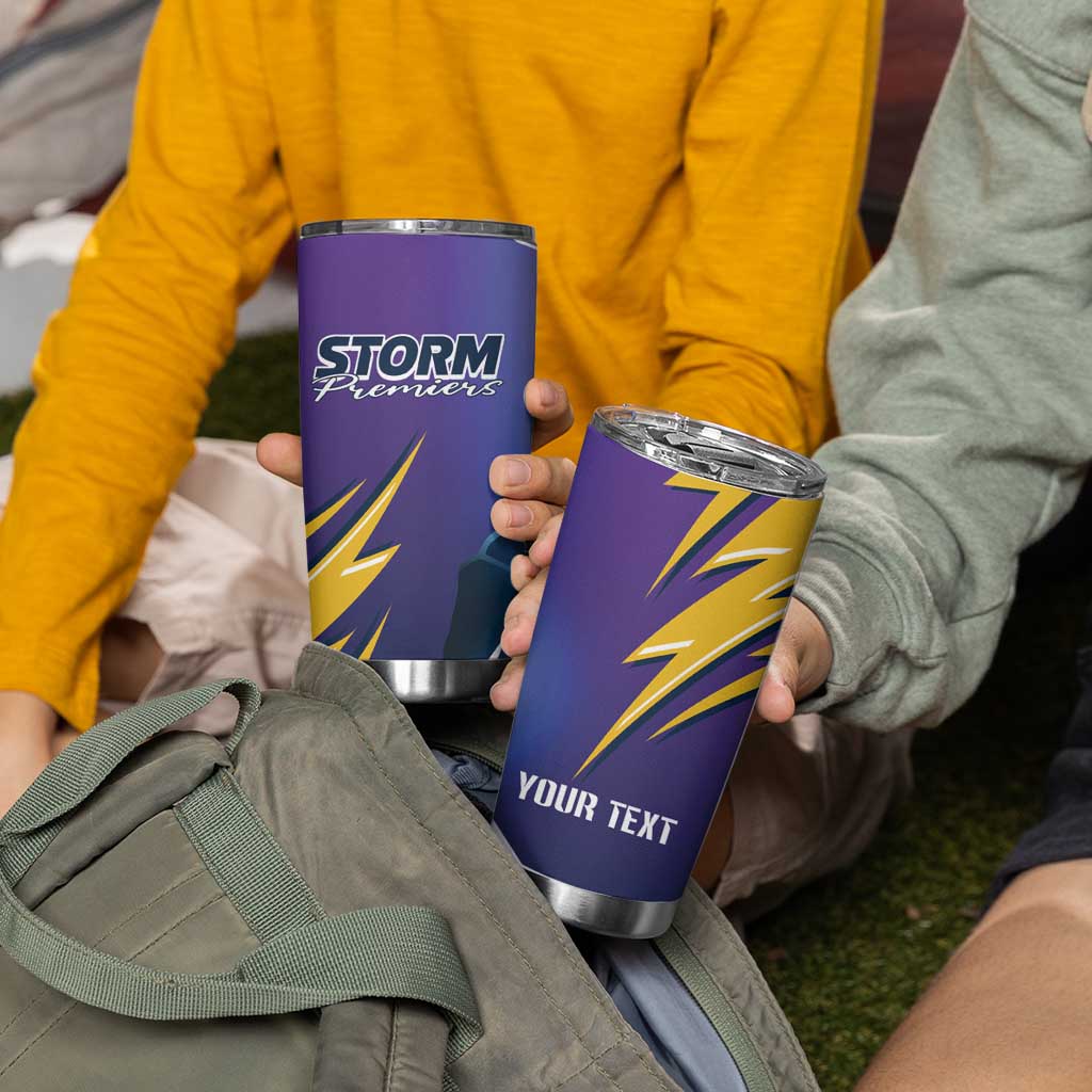 Storm Premiers Personalised Tumbler Cup Thunder Catcher