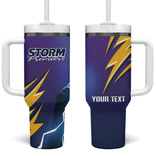 Storm Premiers Personalised Tumbler With Handle Thunder Catcher