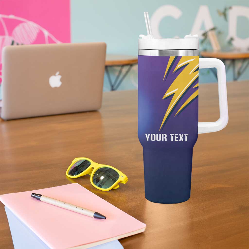 Storm Premiers Personalised Tumbler With Handle Thunder Catcher