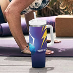Storm Premiers Personalised Tumbler With Handle Thunder Catcher