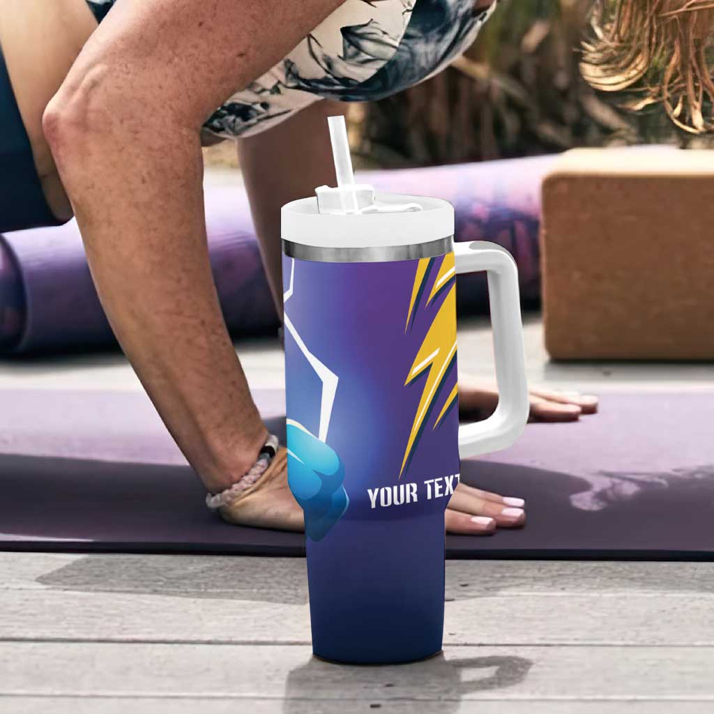 Storm Premiers Personalised Tumbler With Handle Thunder Catcher