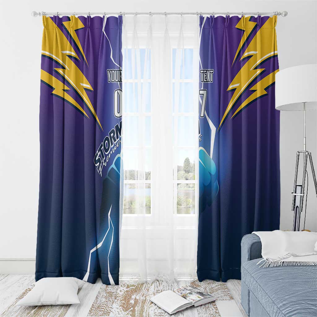 Storm Premiers Custom Window Curtain Thunder Catcher