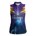 Storm Premiers Custom Women Sleeveless Polo Shirt Thunder Catcher
