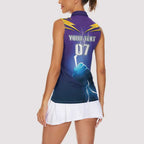 Storm Premiers Custom Women Sleeveless Polo Shirt Thunder Catcher