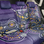 Personalised Storm Rugby Aboriginal Back Car Seat Cover 2024 GO Storms
