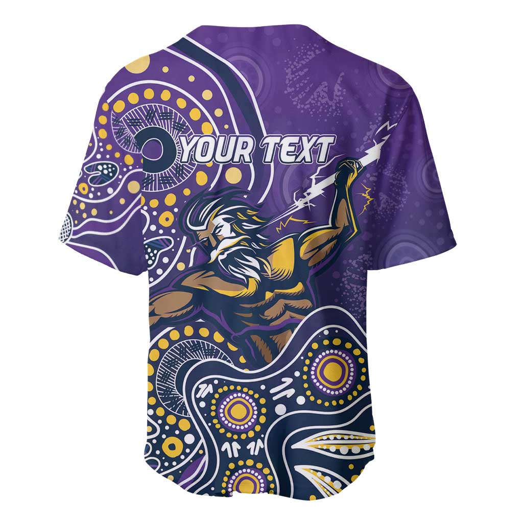 Personalised Storm Rugby Aboriginal Baseball Jersey 2024 GO Storms