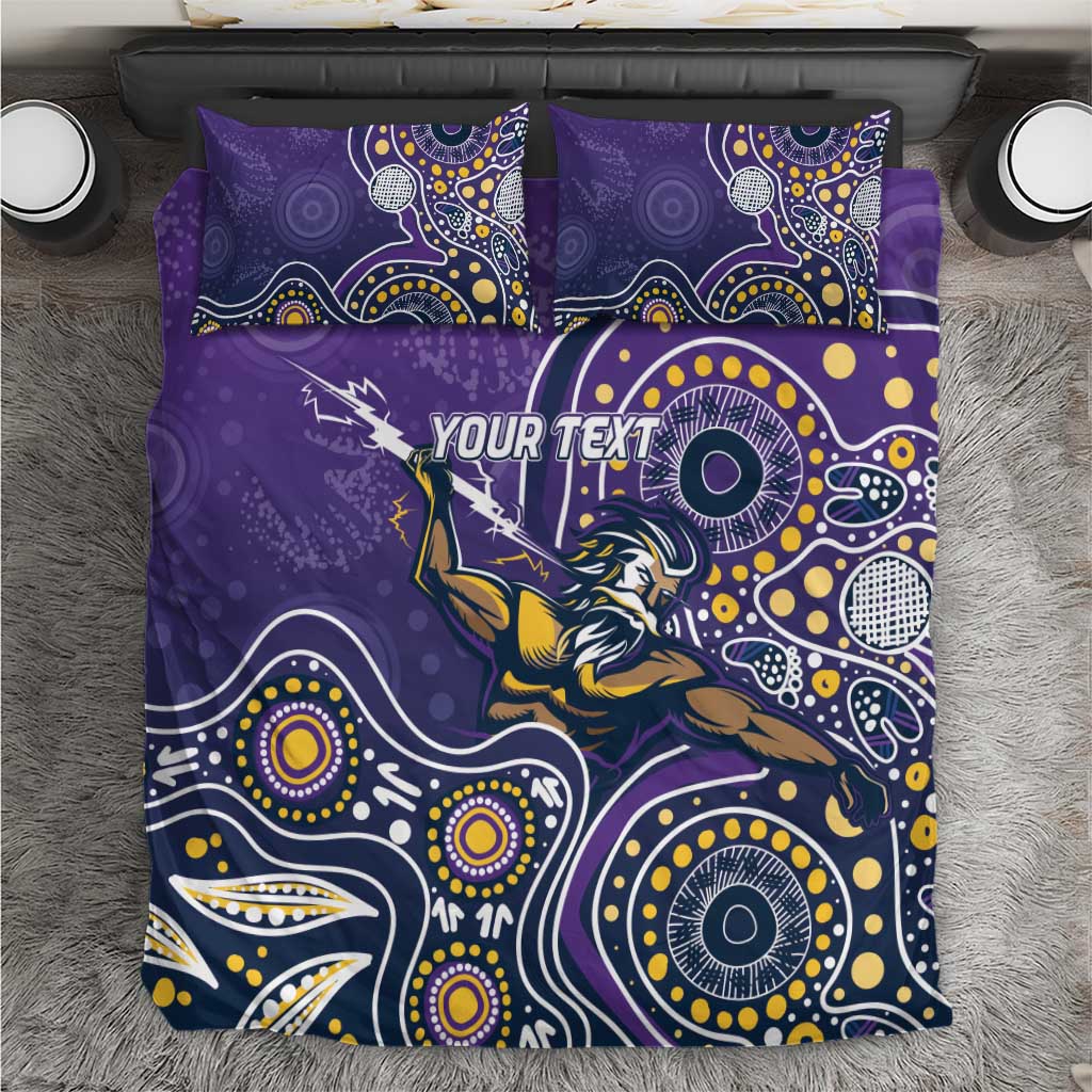 Personalised Storm Rugby Aboriginal Bedding Set 2024 GO Storms