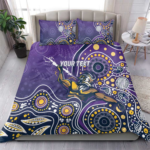 Personalised Storm Rugby Aboriginal Bedding Set 2024 GO Storms
