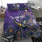 Personalised Storm Rugby Aboriginal Bedding Set 2024 GO Storms