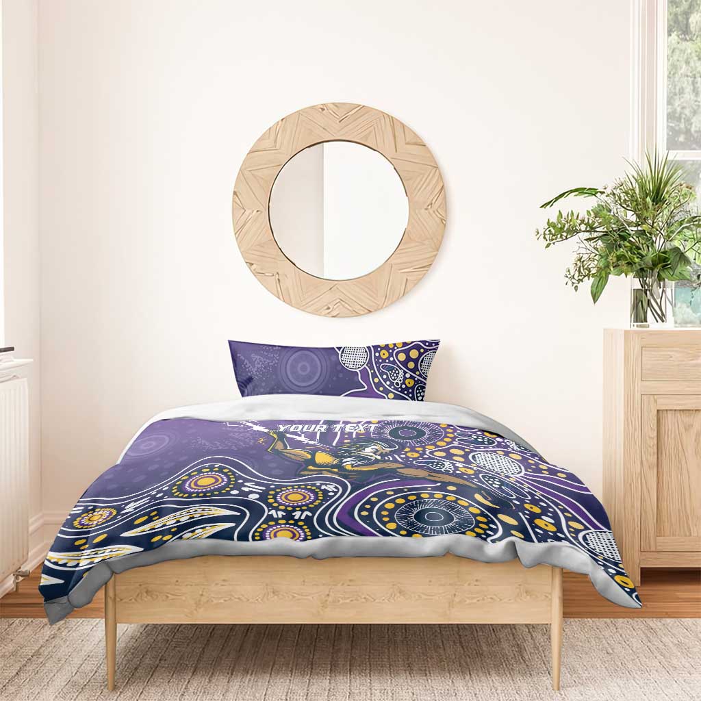 Personalised Storm Rugby Aboriginal Bedding Set 2024 GO Storms