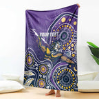 Personalised Storm Rugby Aboriginal Blanket 2024 GO Storms
