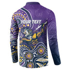 Personalised Storm Rugby Aboriginal Button Sweatshirt 2024 GO Storms