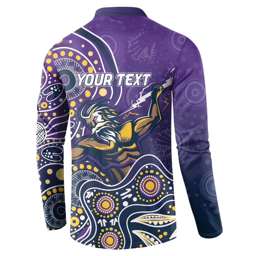 Personalised Storm Rugby Aboriginal Button Sweatshirt 2024 GO Storms