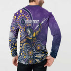 Personalised Storm Rugby Aboriginal Button Sweatshirt 2024 GO Storms