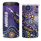 Storm Rugby Aboriginal 4 in 1 Can Cooler Tumbler 2024 GO Storms