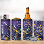 Storm Rugby Aboriginal 4 in 1 Can Cooler Tumbler 2024 GO Storms