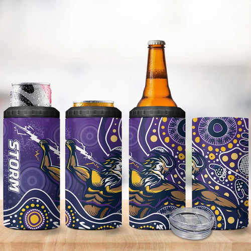 Storm Rugby Aboriginal 4 in 1 Can Cooler Tumbler 2024 GO Storms