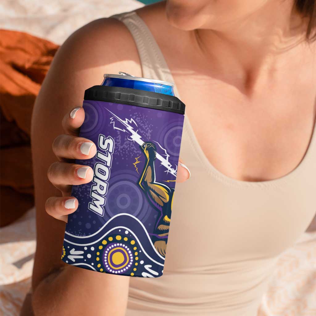 Storm Rugby Aboriginal 4 in 1 Can Cooler Tumbler 2024 GO Storms