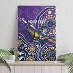 Personalised Storm Rugby Aboriginal Canvas Wall Art 2024 GO Storms