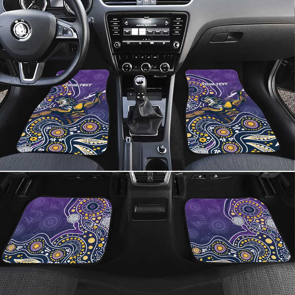 Personalised Storm Rugby Aboriginal Car Mats 2024 GO Storms