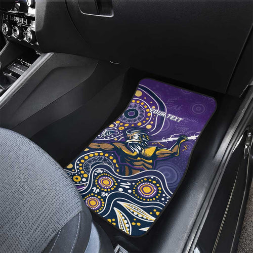 Personalised Storm Rugby Aboriginal Car Mats 2024 GO Storms