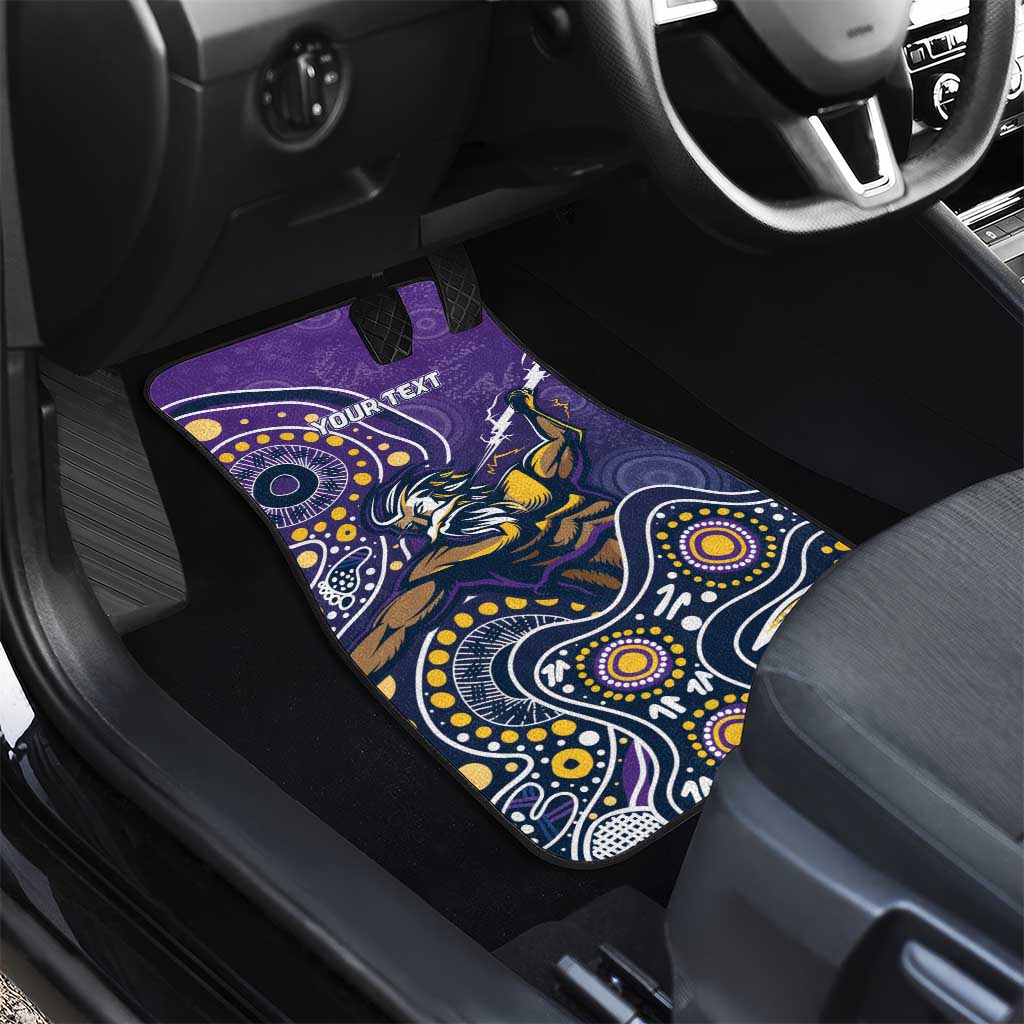 Personalised Storm Rugby Aboriginal Car Mats 2024 GO Storms
