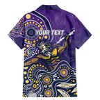 Personalised Storm Rugby Aboriginal Family Matching Mermaid Dress and Hawaiian Shirt 2024 GO Storms