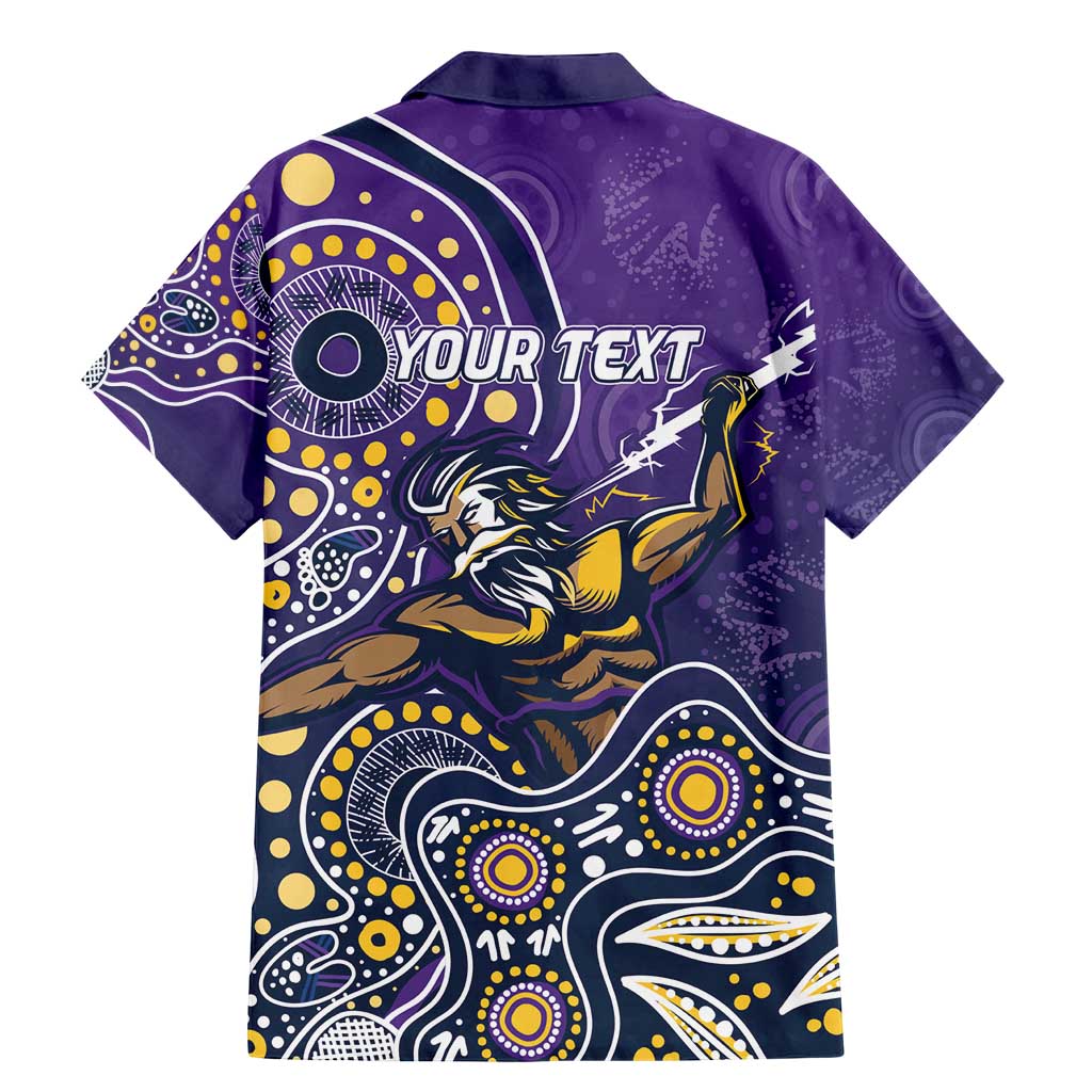 Personalised Storm Rugby Aboriginal Family Matching Mermaid Dress and Hawaiian Shirt 2024 GO Storms