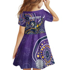 Personalised Storm Rugby Aboriginal Family Matching Puletasi and Hawaiian Shirt 2024 GO Storms