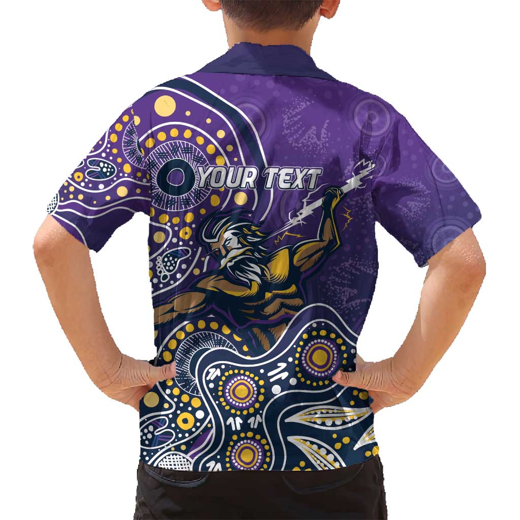 Personalised Storm Rugby Aboriginal Family Matching Summer Maxi Dress and Hawaiian Shirt 2024 GO Storms