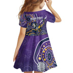 Personalised Storm Rugby Aboriginal Family Matching Summer Maxi Dress and Hawaiian Shirt 2024 GO Storms