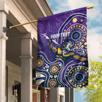 Personalised Storm Rugby Aboriginal Garden Flag 2024 GO Storms