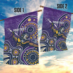 Personalised Storm Rugby Aboriginal Garden Flag 2024 GO Storms