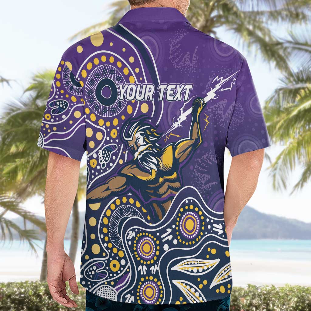 Personalised Storm Rugby Aboriginal Hawaiian Shirt 2024 GO Storms