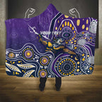 Personalised Storm Rugby Aboriginal Hooded Blanket 2024 GO Storms