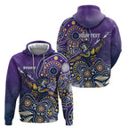 Personalised Storm Rugby Aboriginal Hoodie 2024 GO Storms