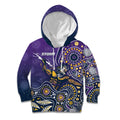 Personalised Storm Rugby Aboriginal Kid Hoodie 2024 GO Storms