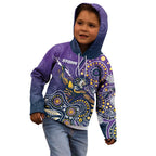 Personalised Storm Rugby Aboriginal Kid Hoodie 2024 GO Storms