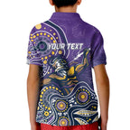 Personalised Storm Rugby Aboriginal Kid Polo Shirt 2024 GO Storms