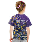 Personalised Storm Rugby Aboriginal Kid T Shirt 2024 GO Storms