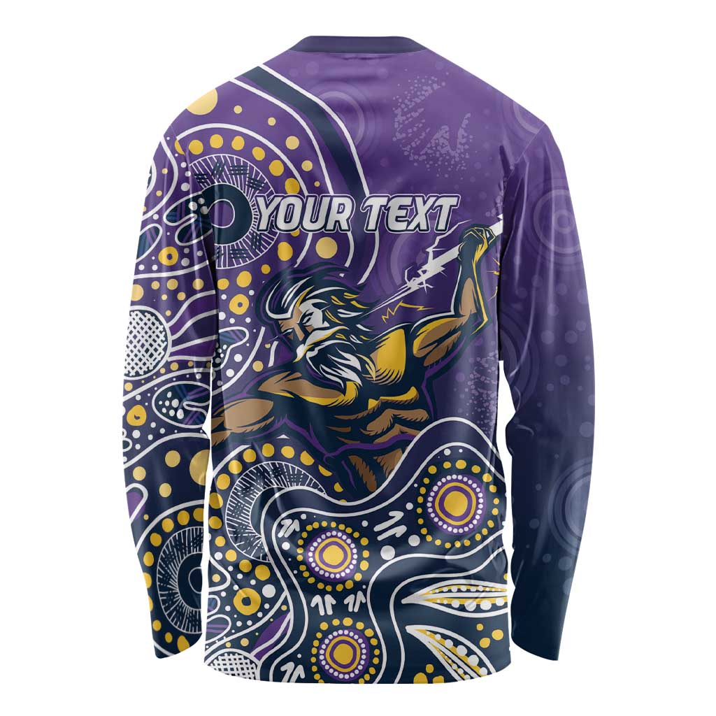 Personalised Storm Rugby Aboriginal Long Sleeve Shirt 2024 GO Storms