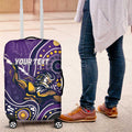 Personalised Storm Rugby Aboriginal Luggage Cover 2024 GO Storms