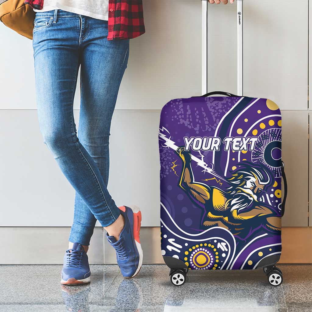 Personalised Storm Rugby Aboriginal Luggage Cover 2024 GO Storms